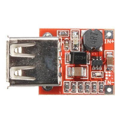 Dc-Dc Converter Step Up Boost Power Supply Module Adjustable 2.5-6V To 4-12V 1A Usb Charger Board