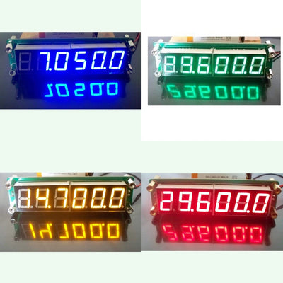 Red/Blue/Green LED display 6 digits 0.1MHz~65MHz Digital RF Frequency Meter Counter Tester Cymometer PLJ-6LED-A DC 8V~15V