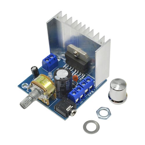 AC/DC 12V TDA7297 2x15W Digital Audio Amplifier DIY Kit Dual-Channel Module