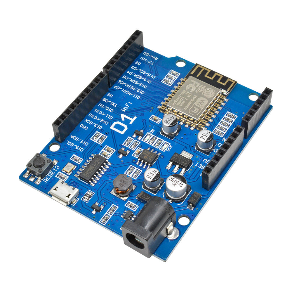 WeMos D1 UNO R3 CH340 WiFi Development Board ESP8266 ESP-12E For Arduino IDE UNO R3