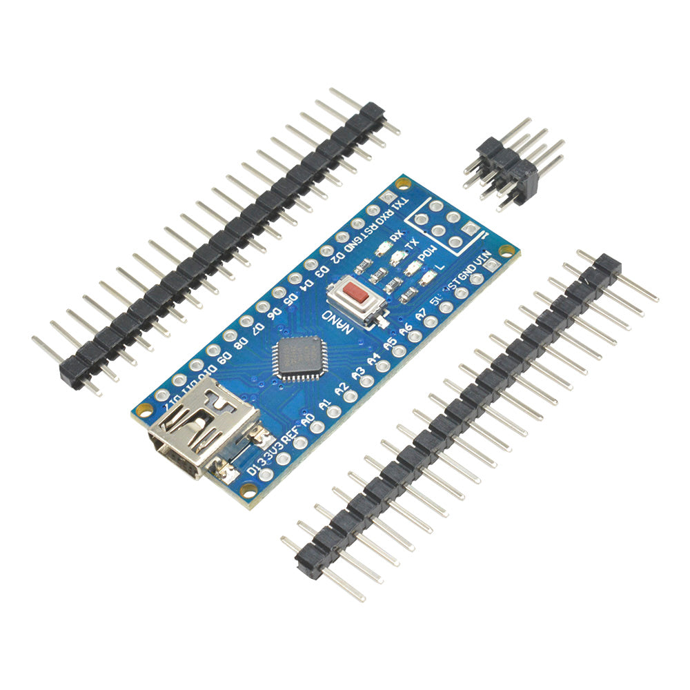 5PCS CH340 G CH340G ATmega328P Controller Board Compatible For Arduino USB Driver Nano V3.0 ATmega328 Replace FT232RL Mini USB