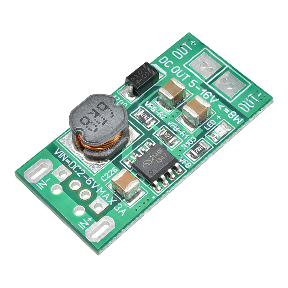 8W Usb Input Dc-Dc 1V 2V-6V 5V To 12V Step Up Boost Module Power Supply Converter Charger Diy Kit