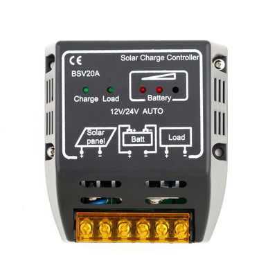 20A 12V/24V Solar Panel Charge Controller Battery Regulator Safe Protection New Protection Board