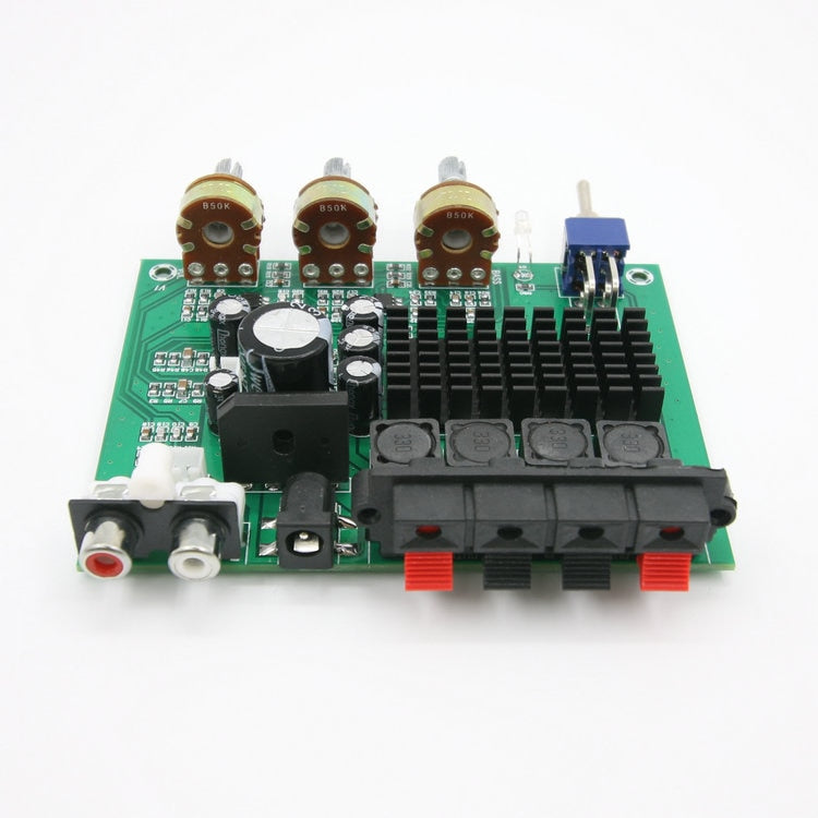 DC 12V 24V TPA3116D2 80W*2 Stereo Amplifier Audio Board TPA3116 Digital Amplifier Subwoofer Speaker Preamplifier Tone Control