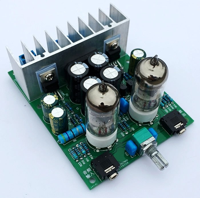 HIFI 6J1 tube Amplifier Headphones LM1875T Power Amplifier 30W